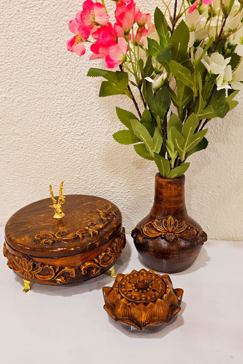 ست پذیرایی جلو مبلی سنگی طرح چوب دکوزین