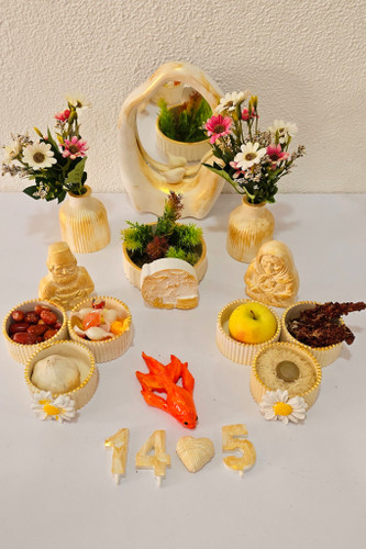 هفت سین بابونه سنگی ۱۴ تکه با تنوع رنگی