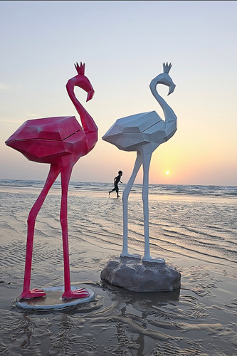 جا دستمال کاغذی مدل فلامینگو جنس فایبرگلاس،نشکن و قابل شستشو